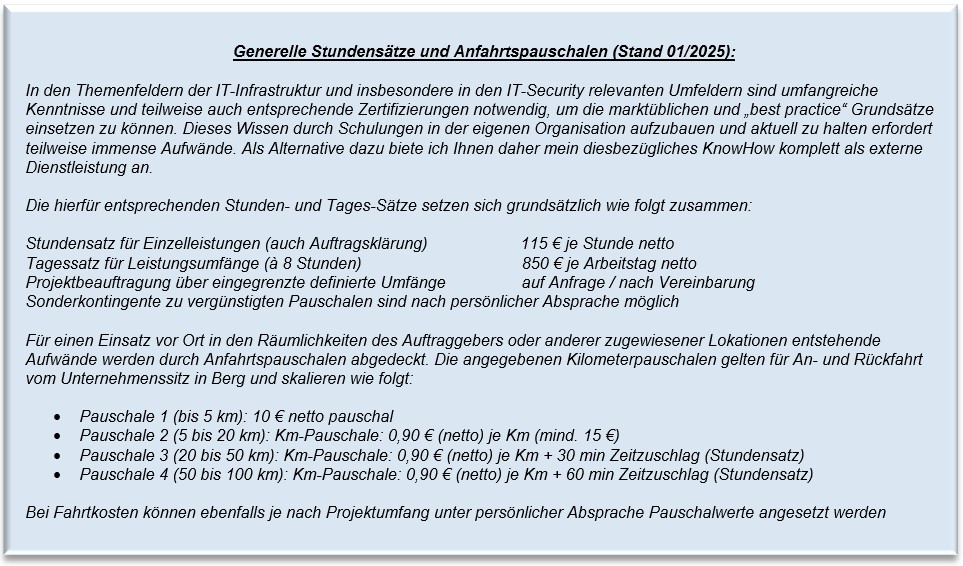 Preisliste